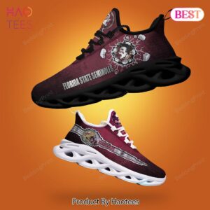 Florida State Seminoles NCAA Black Mix Red Max Soul Shoes