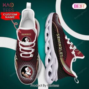 Florida State Seminoles NCAA Personalized Red Color Max Soul Shoes