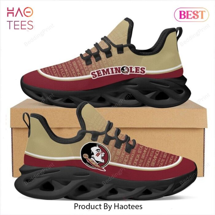 Florida State Seminoles NCAA Red Mix Gold Max Soul Shoes