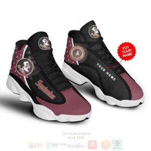 Florida State Seminoles Ncaa Custom Name Air Jordan 13 Shoes 3