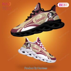Florida State Seminoles Red Mix Gold Max Soul Shoes for NCAA Fan