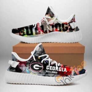 Georgia Bulldogs Custom Shoes Personalized Name Yeezy Sneakers