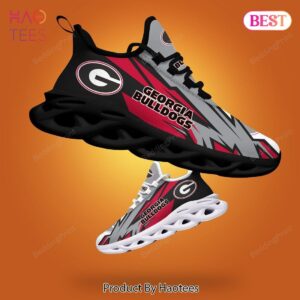 Georgia Bulldogs NCAA Grey Black Red Max Soul Shoes