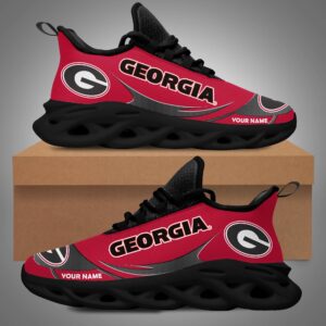 Georgia Bulldogs NCAA Max Soul Shoes 01