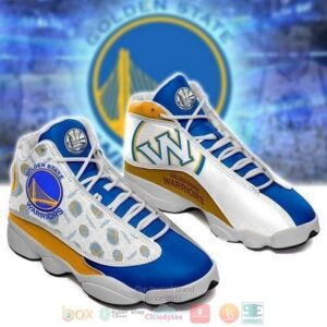 Golden State Warriors Nba Team Air Jordan 13 Shoes