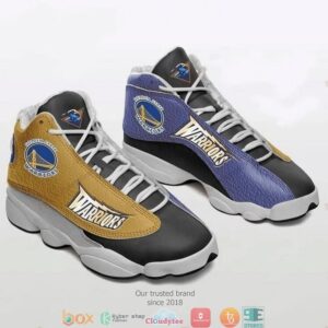 Golden State Warriors Nba Teams Big Logo Air Jordan 13 Sneaker Shoes