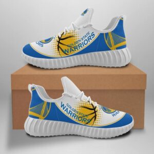 Golden State Warriors New Basketball Custom Shoes Sport Sneakers Golden State Warriors Yeezy Boost 1