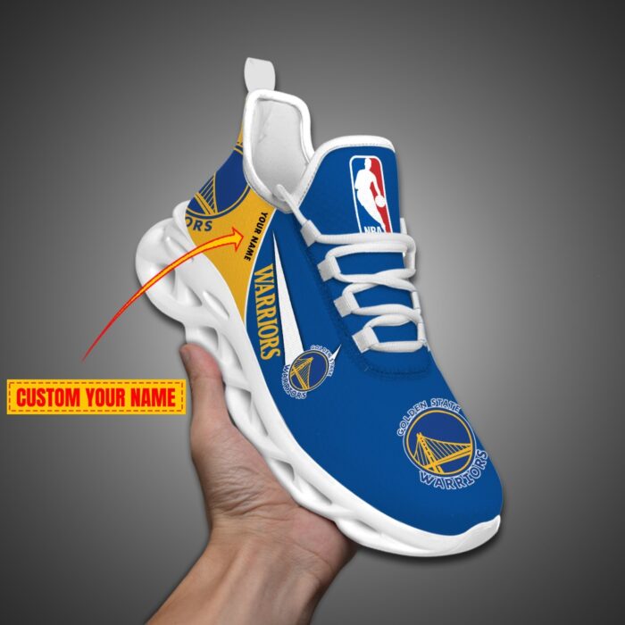 Golden State Warriors Personalized NBA Max Soul Shoes