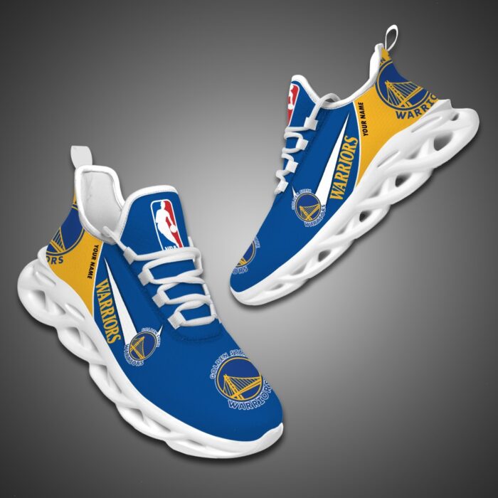 Golden State Warriors Personalized NBA Max Soul Shoes