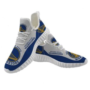 Golden State Warriors Sneakers Big Logo Yeezy Shoes Art 542