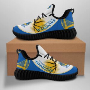 Golden State Warriors Unisex Sneakers New Sneakers Basketball Custom Shoes Golden State Warriors Yeezy Boost