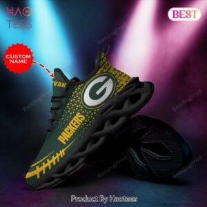 Green Bay Packers Custom Personalized NFL Max Soul Shoes