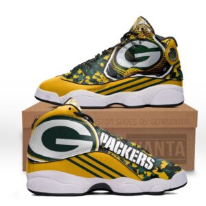 Green Bay Packers JD13 Sneakers Custom Shoes