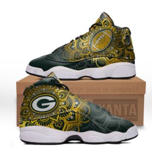 Green Bay Packers Jd 13 Sneakers Custom Shoes