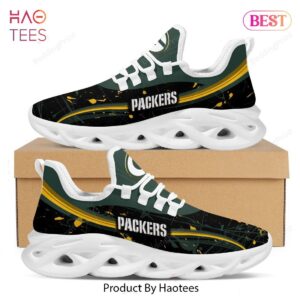 Green Bay Packers NFL Black Green Gold Max Soul Shoes
