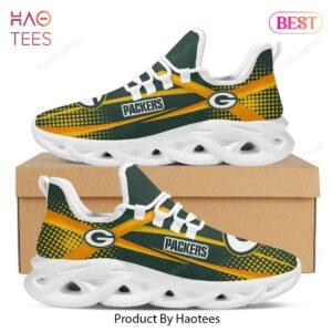 Green Bay Packers NFL Football Team Gold Mix Green Max Soul Shoes