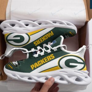 Green Bay Packers White Max Soul Shoes