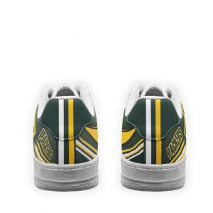 Green Packers Air Sneakers Custom For Fans