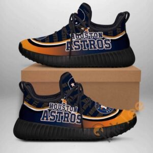 Houston Astros Custom Shoes Personalized Name Yeezy Sneakers