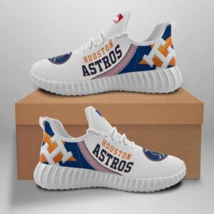 Houston Astros New Houston Astros Custom Shoes Sport Sneakers Baseball Yeezy Boost