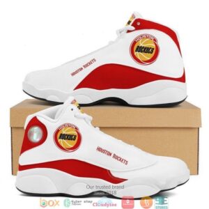 Houston Rockets Nba Football Team Air Jordan 13 Sneaker Shoes