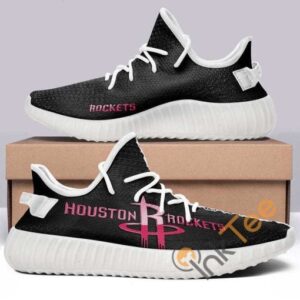 Houston Rockets No 344 Custom Shoes Personalized Name Yeezy Sneakers