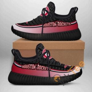 Houston Rockets No 353 Custom Shoes Personalized Name Yeezy Sneakers