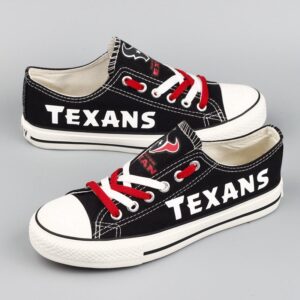Houston Texans Custom Shoes Low Top Canvas Shoes