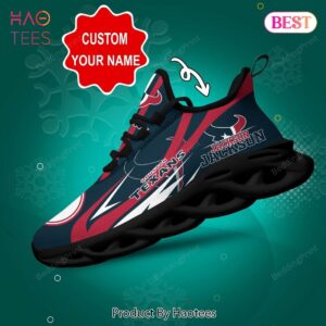 Houston Texans NFL Red Mix Blue Max Soul Shoes Fan Gift