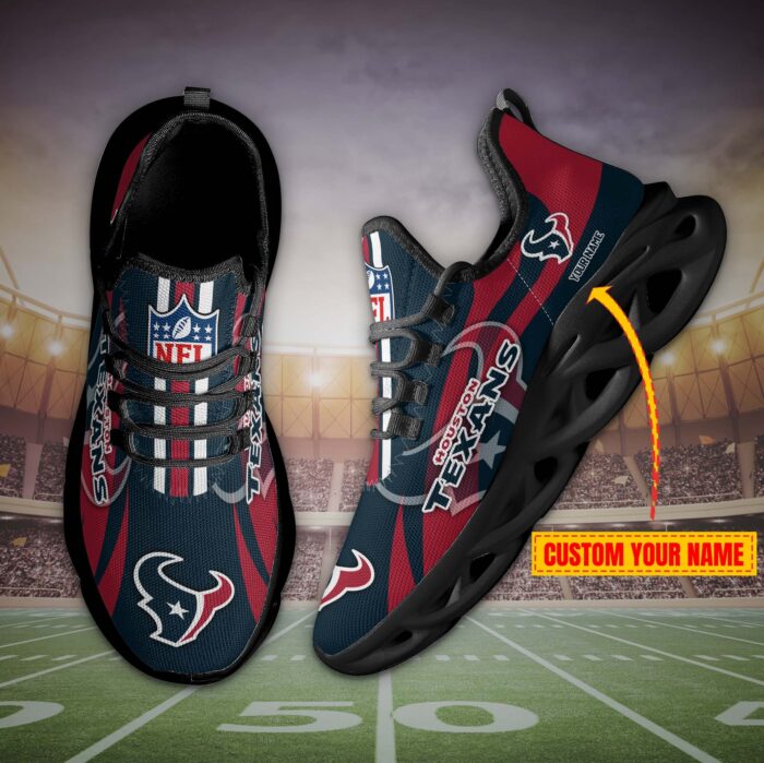 Houston Texans Personalized Max Soul Shoes