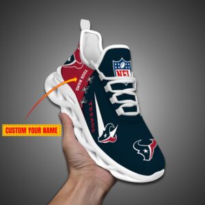 Houston Texans Personalized NFL Max Soul Shoes Fan Gift