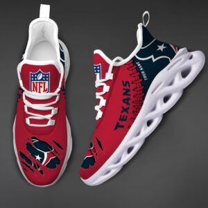 Houston Texans Personalized NFL Max Soul Shoes for NFL Fan