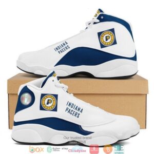 Indiana Pacers Nba Football Team Air Jordan 13 Sneaker Shoes