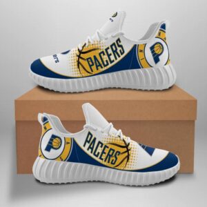 Indiana Pacers Unisex Sneakers New Sneakers Basketball Custom Shoes Indiana Pacers Yeezy Boost