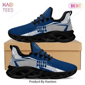 Indianapolis Colts Max Soul Shoes Logo American Football NFL Black Blue Max Soul Shoes
