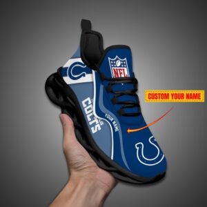 Indianapolis Colts NFL Customized Unique Max Soul Shoes