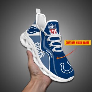 Indianapolis Colts NFL Customized Unique Max Soul Shoes