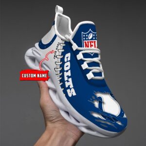 Indianapolis Colts Personalized NFL Max Soul Shoes
