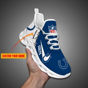 Indianapolis Colts Personalized NFL Max Soul Shoes Fan Gift