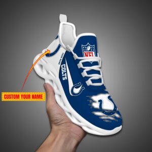 Indianapolis Colts Personalized NFL Max Soul Shoes for Fan