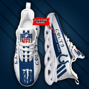 Indianapolis Colts Personalized NFL Max Soul Sneaker