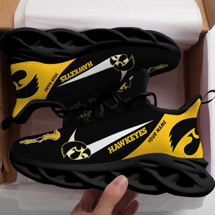 Iowa Hawkeyes Personalized Luxury NCAA Max Soul Shoes