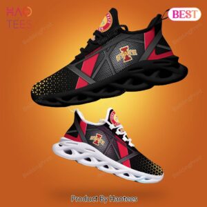 Iowa State Cyclones NCAA Black Red Max Soul Shoes