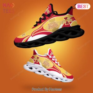 Iowa State Cyclones NCAA Hot Red Mix Gold Max Soul Shoes