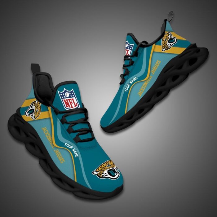 Jacksonville Jaguars NFL Customized Unique Max Soul Shoes