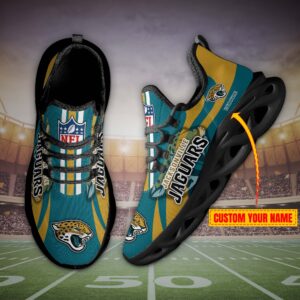 Jacksonville Jaguars Personalized Max Soul Shoes