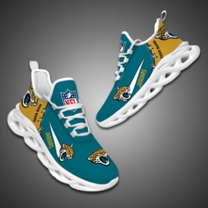 Jacksonville Jaguars Personalized NFL Max Soul Shoes for NFL Fan