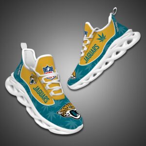 Jacksonville Jaguars Personalized Weed Limited Edition Max Soul Shoes