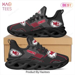 Kansas City Chiefs NFL Hot Black Mix Red Max Soul Shoes