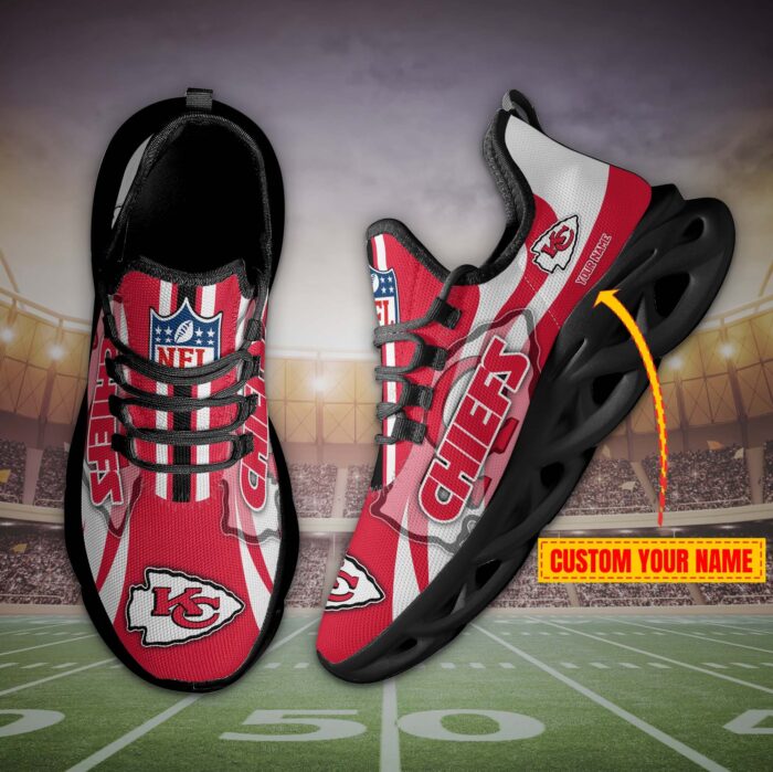 Kansas City Chiefs Personalized Max Soul Shoes